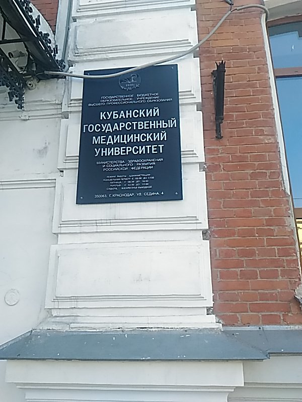 Кубанский государственный медицинский университет